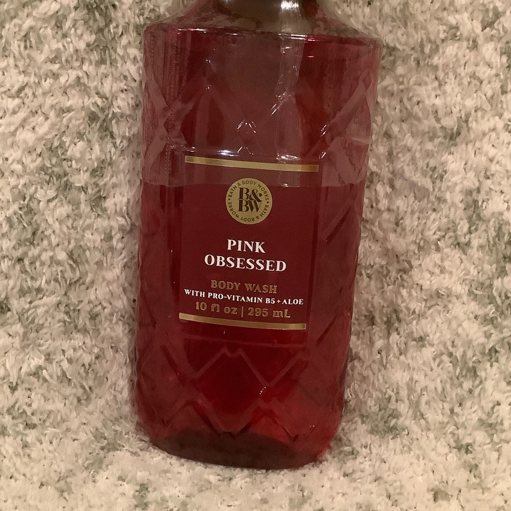 Bath & Body Works Scented Pink Obsessed Body Wash with Pro-Vitamin B5 & Aloe NWT - Picture 4 of 12